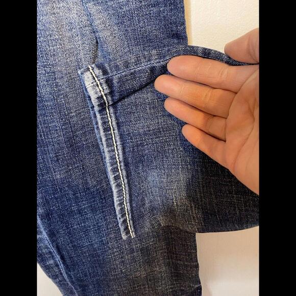 BKE “Mason” Distressed Stretch Tapered Denim Jeans SZ 36X32 MENS - Picture 2 of 9